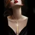 Золотистая подвеска-вибратор Genie Flirting Pen золотистый 