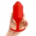 Красная пробка для ношения Snug Plug 6 - 18,5 см красный 