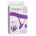 Фиолетовый пояс с вибровкладкой Ultimate G-Spot Butterfly Strap-On фиолетовый 