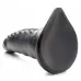 Серый фантазийный фаллоимитатор Beastly Tapered Bumpy Silicone Dildo - 21 см серый 