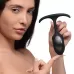 Черная анальная пробка с утяжелением Premium Silicone Weighted Anal Plug Medium - 14 см черный 