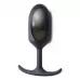 Черная анальная пробка с утяжелением Premium Silicone Weighted Anal Plug XL - 16,8 см черный 