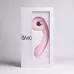Розовый вибростимулятор точки G с нагревом Bendable Heating G-Spot Vibrator розовый 