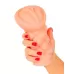 Телесный мастурбатор-вагина с вибропулей и эрекционными кольцами в комплекте телесный 