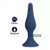 Синяя анальная пробка Slim Anal Plug L - 12,4 см синий 