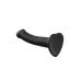Черный фаллос на присоске Silicone Bendable Dildo S - 17 см черный 