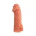 Насадка на фаллос с бугорками Cock Sleeve 004 Size M - 15,6 см телесный 