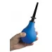 Анальный душ с 3 насадками Premium One-way Valve Anal Douche Set черный с голубым 