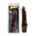 Коричневый вибратор-реалистик Vibrating Naughty Cock - 20 см коричневый 