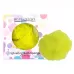 Желтая губка для ванны с вибропулей Vibrating Bath Sponge желтый 