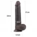 Коричневый фаллоимитатор Sliding-Skin Dong 9.0 - 23 см коричневый 