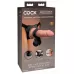 Страпон-система Deluxe Silicone Body Dock Kit - 22 см телесный с черным 