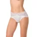 Женские ажурные трусики-слипы бежевый XL