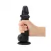 Черный фаллоимитатор Strap-On-Me Sliding Skin Realistic Dildo size L черный 