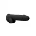 Черный фаллоимитатор Realistic Cock With Scrotum - 21,5 см черный 