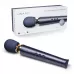 Cиний вибратор Le Wand Petite Rechargeable Vibrating Massager - 25 см синий 