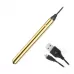 Золотистая подвеска-вибратор Genie Flirting Pen золотистый 