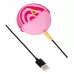 Розовый бесконтактный клиторальный стимулятор Romp Spin розовый 