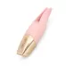 Нежно-розовый мини-вибратор с раздвоенным кончиком - 12,3 см нежно-розовый 