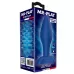 Синяя анальная пробка Bulb Plug - 12,1 см синий 
