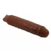 Коричневый реалистичный вибратор Soren - 25,2 см коричневый 