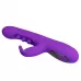 Фиолетовый вибростимулятор-кролик с шариками для точки G Sabien - 24 см фиолетовый 