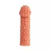 Насадка на фаллос с бугорками Cock Sleeve 004 Size L - 17,6 см телесный 