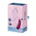 Бордовый вакуум-волновой стимулятор Satisfyer Curvy 1 бордовый 