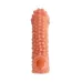 Насадка на фаллос с бугорками Cock Sleeve 004 Size M - 15,6 см телесный 
