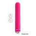 Розовый нереалистичный вибратор Mastick - 18 см розовый 