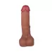 Кофейный фаллоимитатор на присоске Handsome- 19,5 см кофейный 