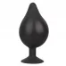 Черная расширяющаяся анальная пробка XL Silicone Inflatable Plug - 16 см черный 