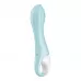 Голубой вибромассажер Air Pump Vibrator 5+ - 21 см голубой 