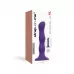 Фиолетовая насадка Strap-On-Me Dildo Geisha Balls size XL фиолетовый 