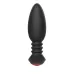 Черная анальная вибропробка Anal Vibrator с пультом ДУ - 13,5 см черный 