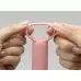 Коралловое эрекционное кольцо Iroha SVR Coral Pink коралловый 