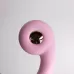 Розовый вибростимулятор точки G с нагревом Bendable Heating G-Spot Vibrator розовый 