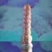 Фантазийный вибратор на присоске Fantasy - 27,6 см разноцветный 