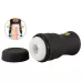 Мультифункциональный мастурбатор Gyro черный с белым 