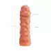 Насадка на фаллос с крупными бугорками Cock Sleeve 003 Size L - 17,6 см телесный 