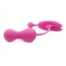 Подарочный набор: розовый тренажер Кегеля MAGIC KEGEL MASTER 2 и фиолетовые менструальные чаши фиолетовый с розовым 