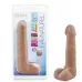Кофейный фаллоимитатор с мошонкой Suave - 17,78 см кофейный 