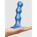 Голубая насадка Strap-On-Me Dildo Plug Balls size S голубой 