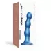 Голубая насадка Strap-On-Me Dildo Plug Balls size L голубой 