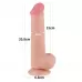 Телесный фаллоимитатор 8 Sliding Skin Dual Layer Dong - 20,8 см телесный 