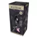 Серебристая анальная втулка с розовым кристаллом Mini Metal Butt Plug Size S - 7 см розовый 