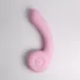 Розовый вибростимулятор точки G с нагревом Bendable Heating G-Spot Vibrator розовый 