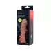 Насадка на фаллос с крупными бугорками Cock Sleeve 003 Size M - 15,6 см телесный 