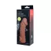 Насадка на фаллос с отверстием для мошонки Cock Sleeve 002 Size L - 17,6 см телесный 
