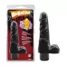 Черный вибратор-реалистик Verve Vibe Cock - 19 см черный 